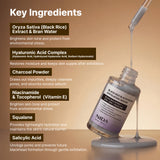 Sérum exfoliant anti-points noirs au riz noir NIDA
