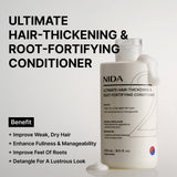 Après-shampoing NIDA Ultimate pour cheveux épaississants et fortifiants pour les racines