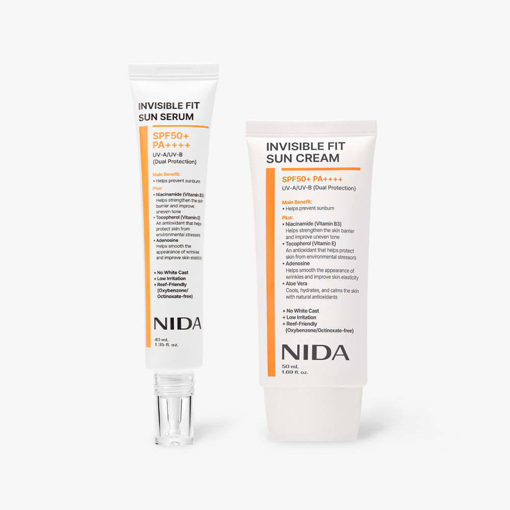 NIDAInvisibleFitSunDuo(Serum&Cream)
