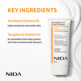 NIDA Invisible Fit Sunscreen